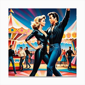 Grease Fever Canvas Print