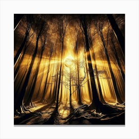 Dark Forest 36 Canvas Print