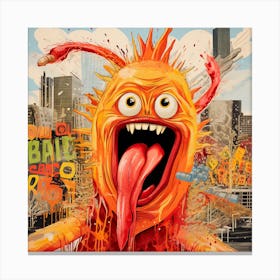 Monster Of A City Canvas Print