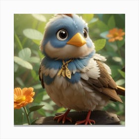 Fairy Bird Canvas Print