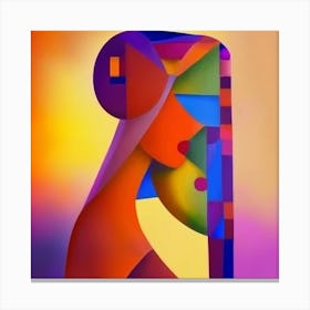 Abstract Painting Goddess Canvas Print