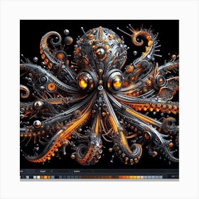 Octopus 1 Canvas Print