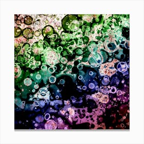 Abstraction Colored Bubbles Canvas Print