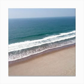 Aerial View Of The Beach 3 Canvas Print