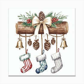 Christmas Stockings Canvas Print