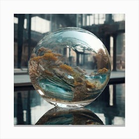 Sphere Of Water 1 Canvas Print