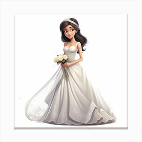 Disney Princess Wedding Canvas Print