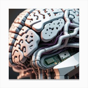 Artificial Brain 7 Canvas Print