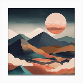 Abstract Landscape Canvas Print