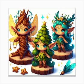 Fairy Trio 1 Canvas Print