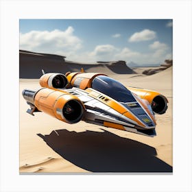 Star Wars Starfighter Canvas Print