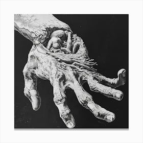 Hand Of The Dead Canvas Print