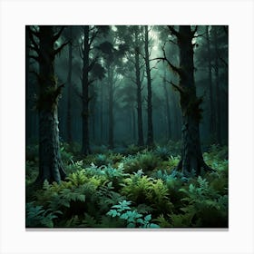 Dark Forest 119 Canvas Print