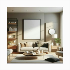 Modern Living Room 25 Canvas Print