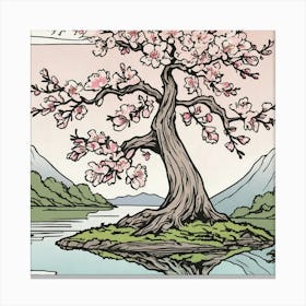 Cherry Blossom Tree Canvas Print