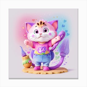 Kitty Cat Canvas Print