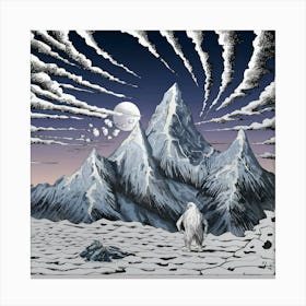 Yeti S Odyssey – Exploring The Himalayas Canvas Print