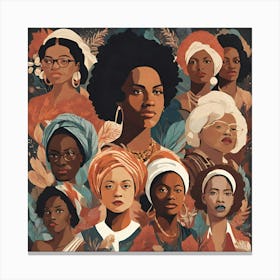 African American Women Canvas Print