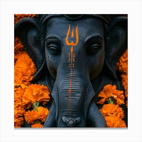 Hindu God Lord Ganesha Canvas Print