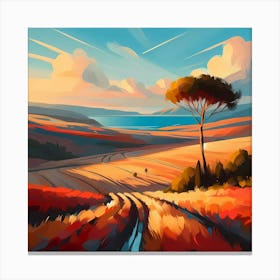 Landscape Painting 124 Canvas Print