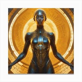 Alien Woman 1 Canvas Print