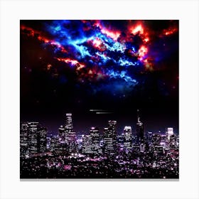 Cityscape Science Fiction Sci Fi Forward Canvas Print