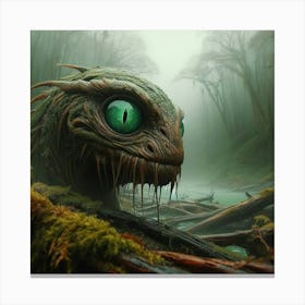 Frog Monster Canvas Print