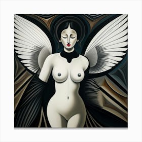 Angel With Wings Canvas Print