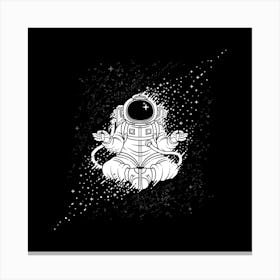Becoming One With The Universe Square Canvas Print