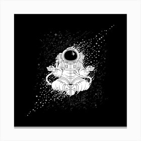 Becoming One With The Universe Square Canvas Print