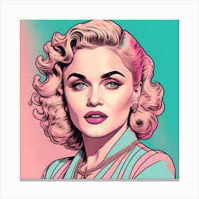 Madonna Pop Queen Canvas Print