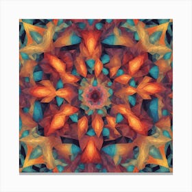 Abstract Psychedelic Pattern Canvas Print