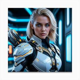 Sci-Fi Girl 2 Canvas Print