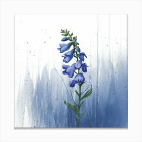 Blue Foxglove Canvas Print