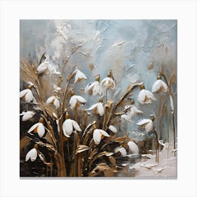 Snowdrops 2 Canvas Print