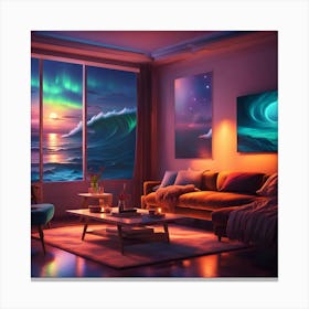 Aurora Wave Canvas Print