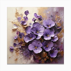 Violets 17 Canvas Print