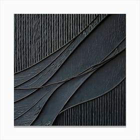 Abstract Black Painting 1 Canvas Print