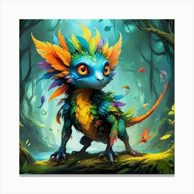 Rainbow Creatures #2 Canvas Print