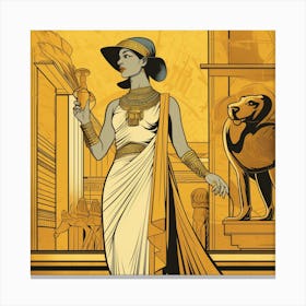 Egyptian Woman Canvas Print