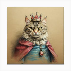 King Cat 12 Canvas Print