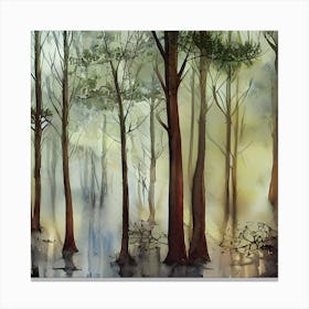 Forest Painting Canvas Print