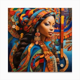 African beauty Canvas Print