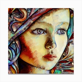 Portrait Of A Woman 2 Canvas Print