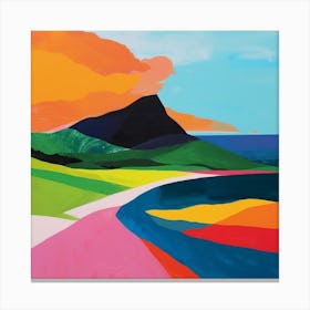 Abstract Travel Collection Saint Kitts And Nevis 3 Canvas Print