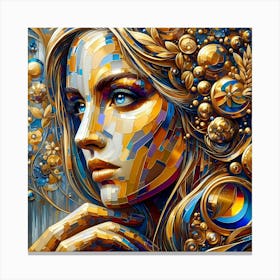 Portrait Artwork 49 Canvas Print