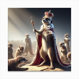 Meerkats Canvas Print