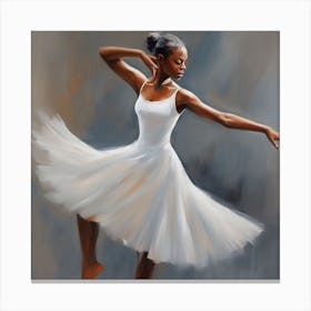 Ballerina Painting Canvas Print