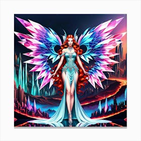 Fairy With Wings Canvas Print