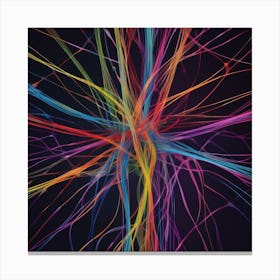 Colorful Lines Canvas Print